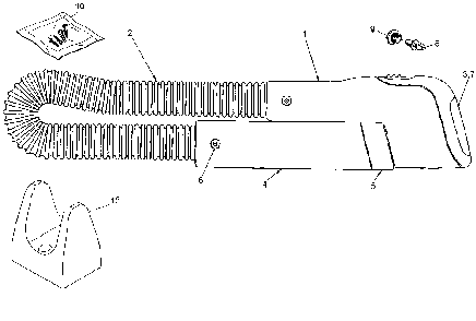 Exploded Diagram A Diagram and Parts List for SLB1M-AU Type 1 Black and Decker Worklight & Flashlight